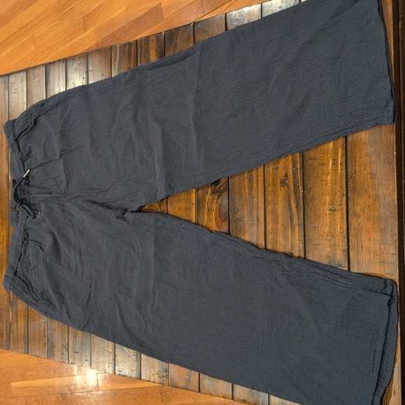 Quince Organic Cotton Gauze Straight Leg Pant - Picture 2 of 8